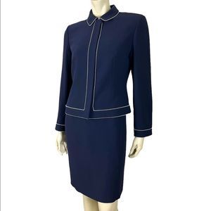 Elegant Navy Blue Women's Dress